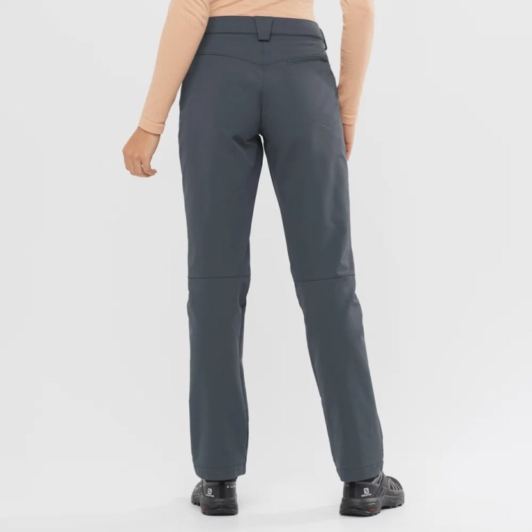 Black Salomon Wayfarer Straight Warm Women's Sport Pants | PH 65132U